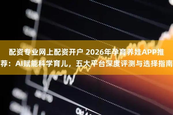 配资专业网上配资开户 2026年孕育养娃APP推荐：AI赋能科学育儿，五大平台深度评测与选择指南