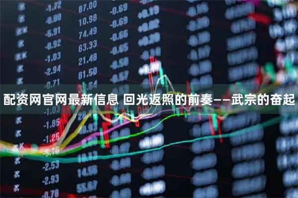 配资网官网最新信息 回光返照的前奏——武宗的奋起